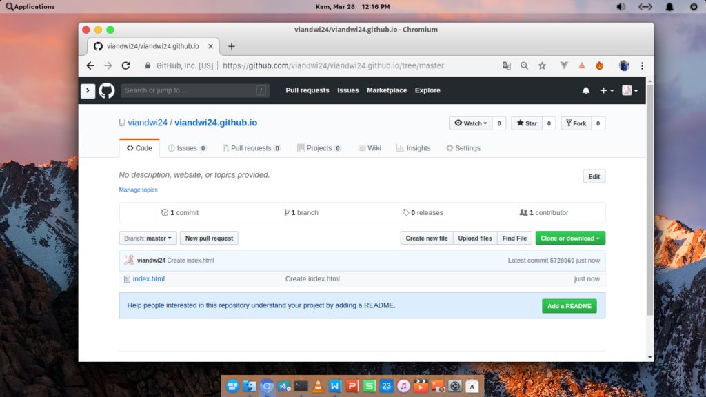 halaman website